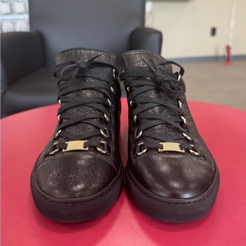 Balenciaga Womens Arena Low ‘Black’ - Picture 5 of 8